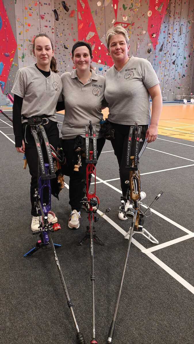 7 février 2026 l'équipe F Poulies CHAMPIONNE de Bretagne