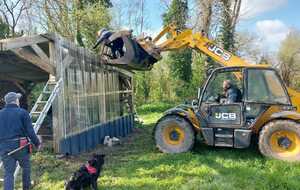 24 mars 2026 Premiers travaux terrain de tir campagne