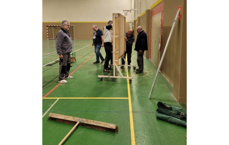 20 décembre 2025 - Entretien des paillons salle de l'Espérance